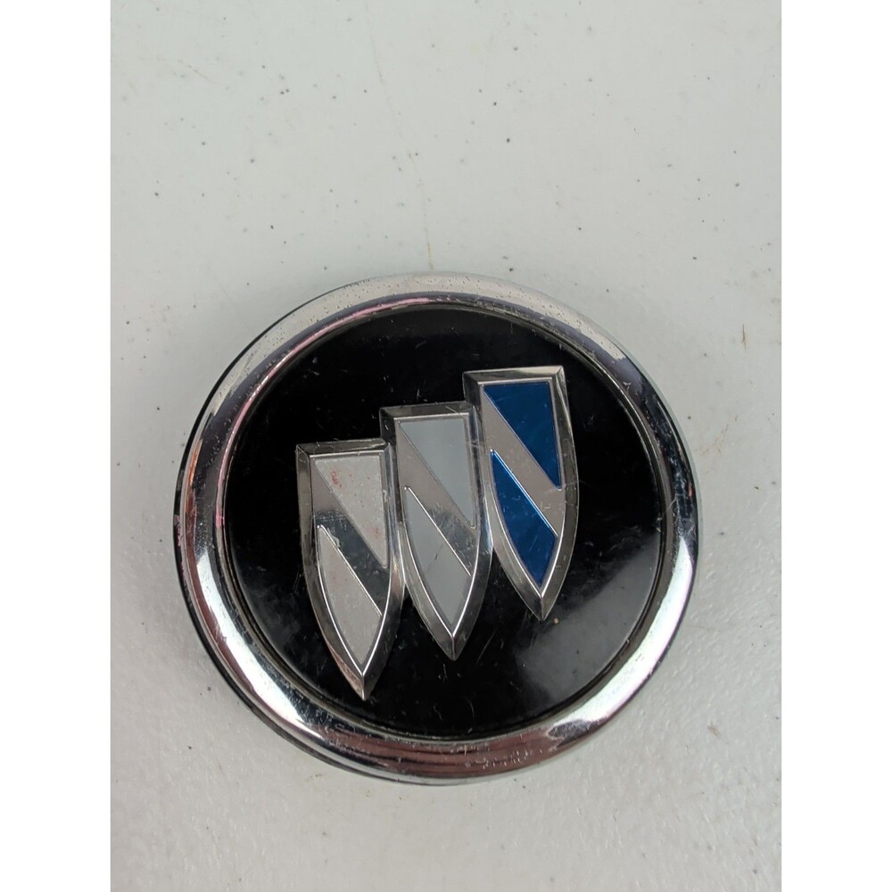 OEM Buick Wheel Center Cap Black Chrome Tri Shield Hubcap LeSabre Regal Century